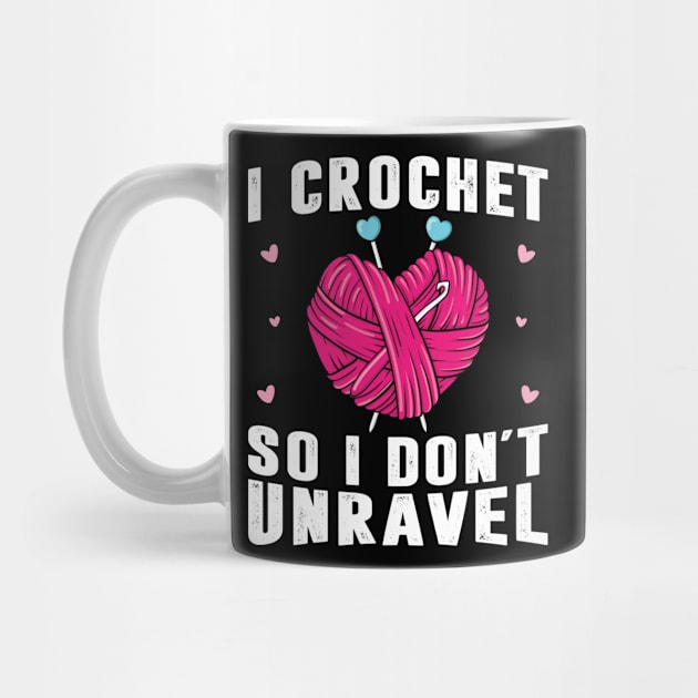 Crocheting Yarn Knitting Shirt Crocheter Unravel Women Funny by Sowrav